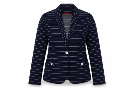 Womens UK Size 12 Isle Regular Blue Suit Jacket