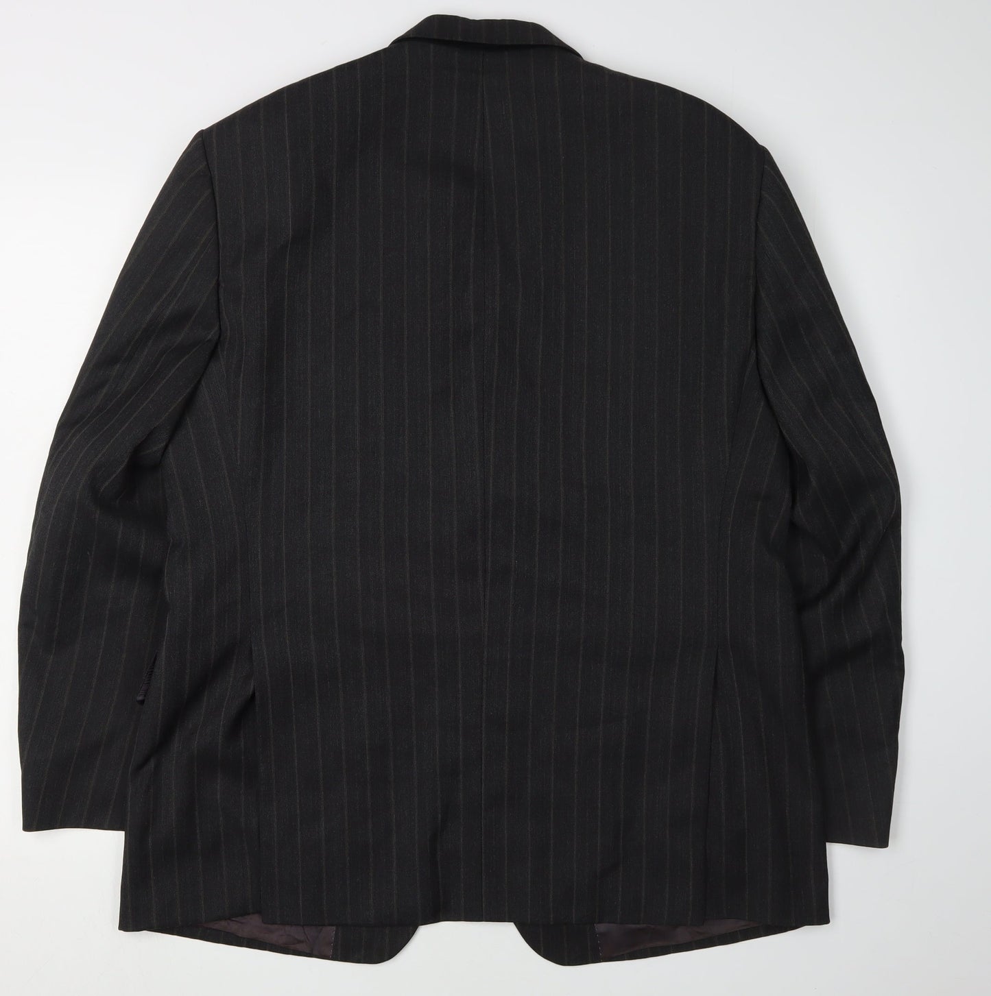 Michael Stewart Men's Black Striped Blazer 40S