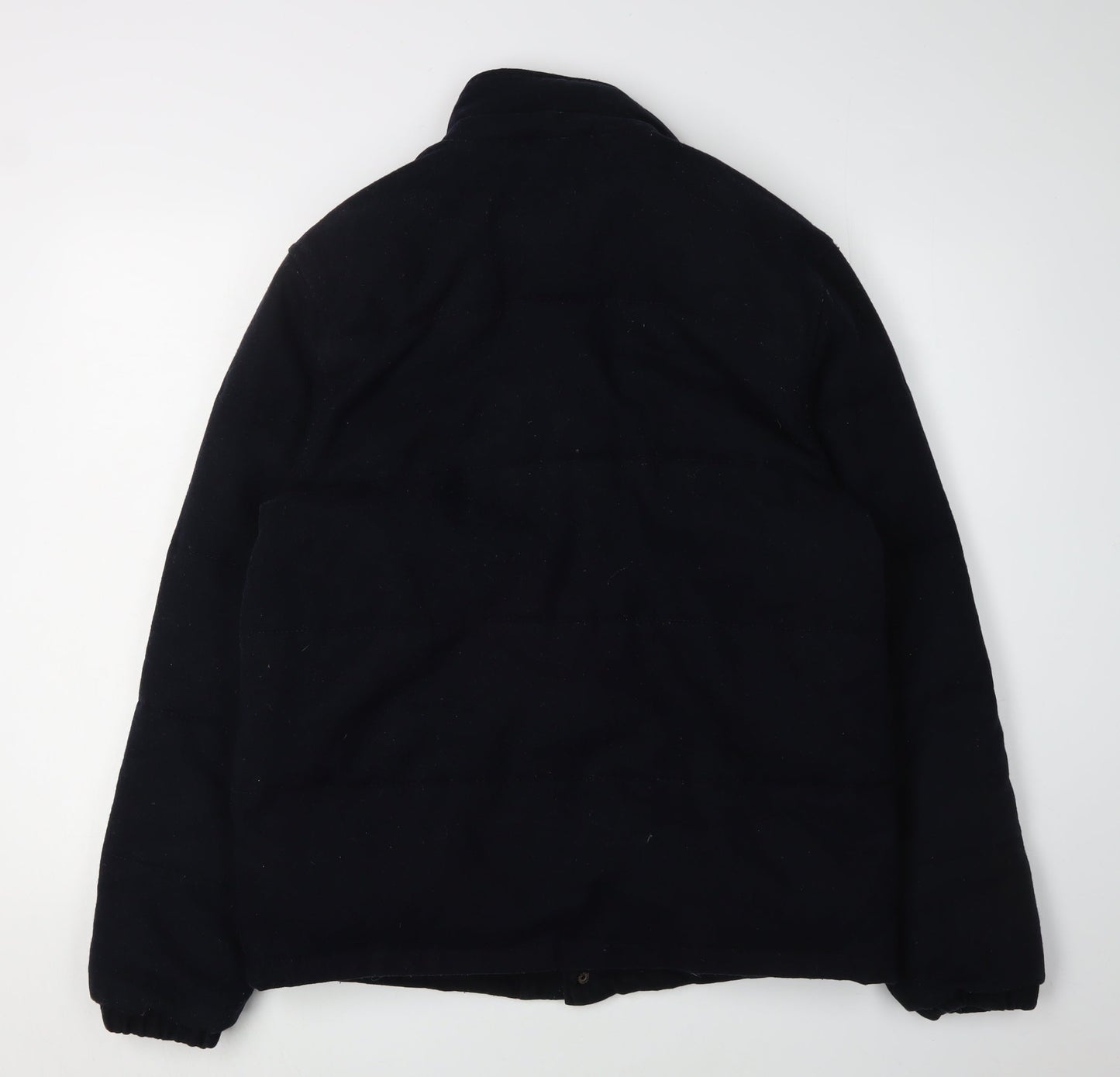 Mens UK Size L Topman Black Puffer Jacket