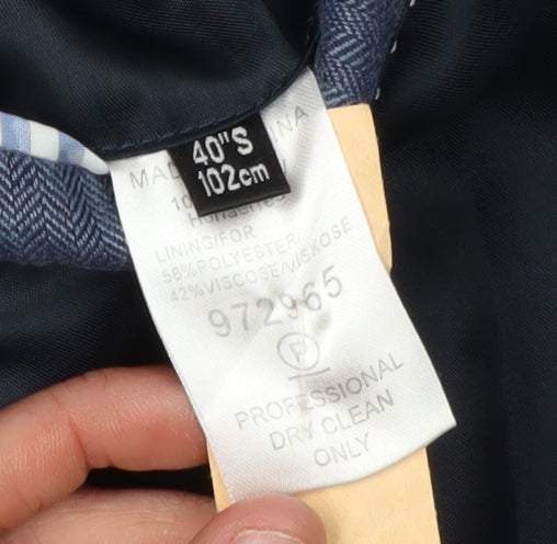 Mens UK Size 40 NEXT Regular Blue Suit Jacket