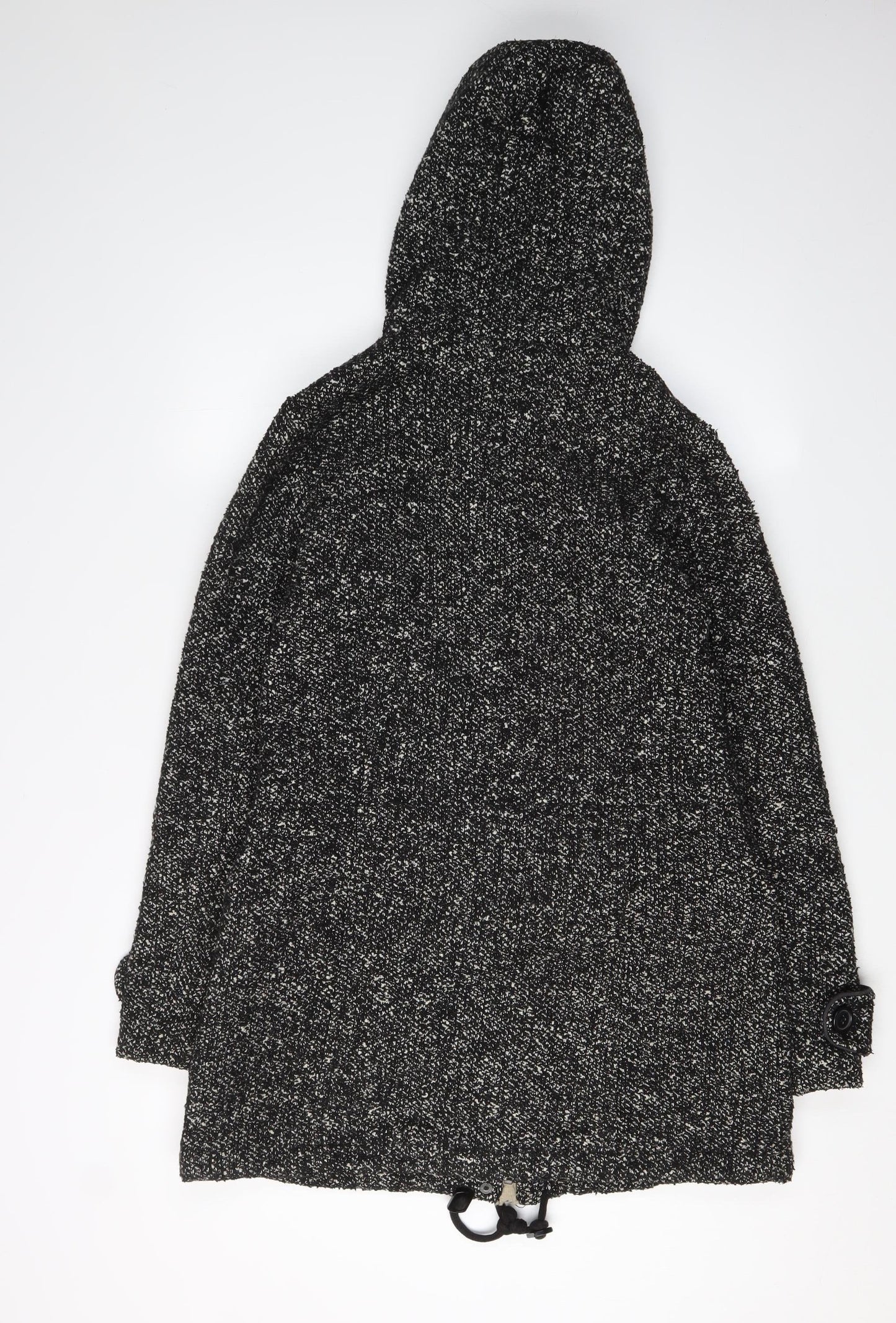 Womens UK Size 8 NEXT Black Parka Coat