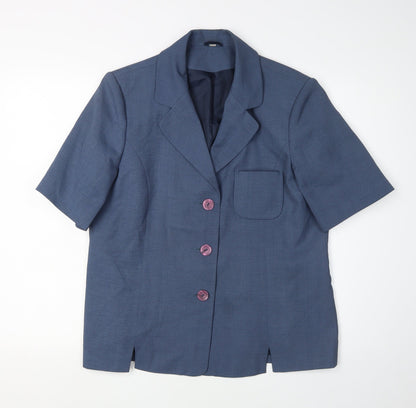 Honor Millburn Women's Blue Suit Jacket Size 14