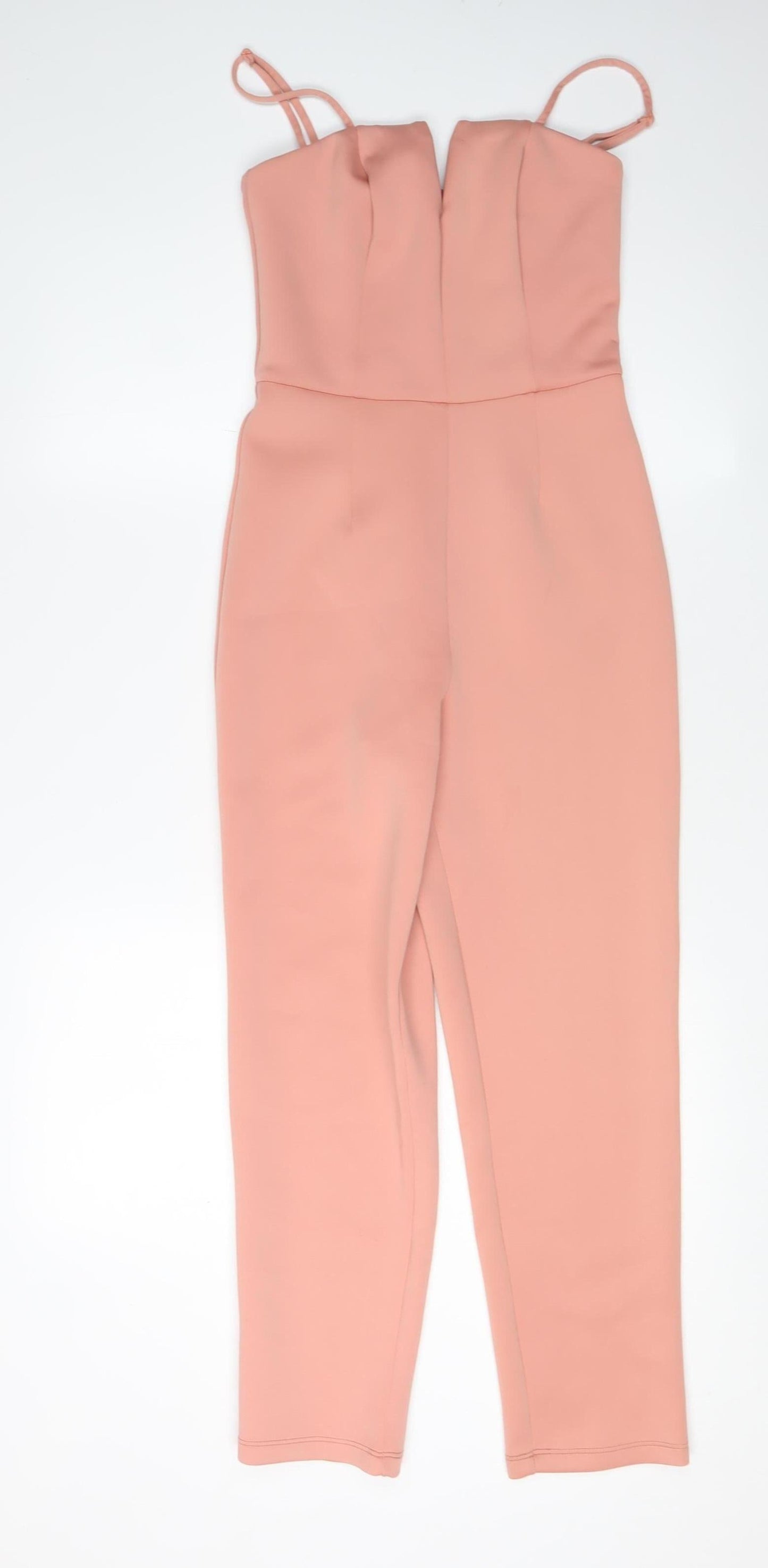Womens UK Size 4 ASOS One-Piece Pink Jumpsuit
