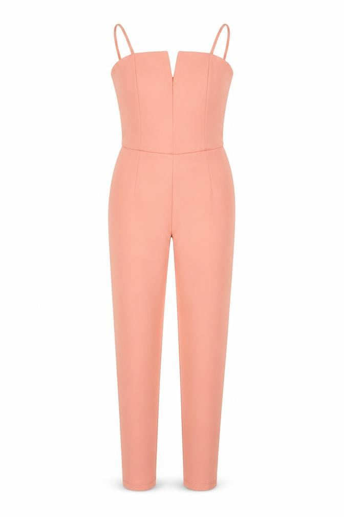 Womens UK Size 4 ASOS One-Piece Pink Jumpsuit
