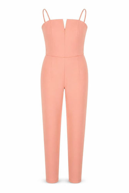 Womens UK Size 4 ASOS One-Piece Pink Jumpsuit