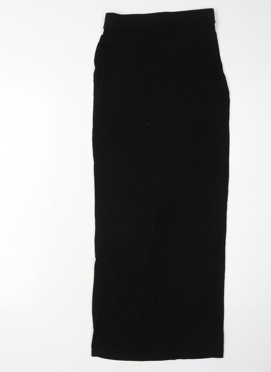 ASOS DESIGN Women's Black Midi Pencil Skirt Size 4