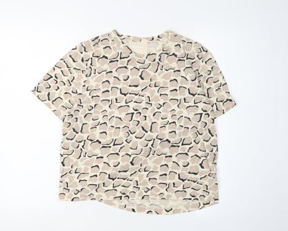 Womens UK Size M Whistles Beige  T-Shirt