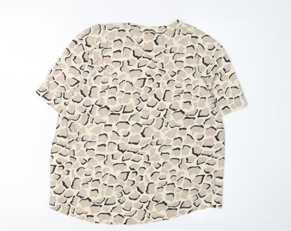 Womens UK Size M Whistles Beige  T-Shirt