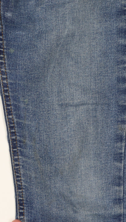 Topshop Women's Blue Skinny Jeans Size 8 Mid-Rise