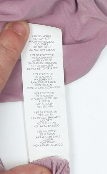 Boohoo Women's Pink Bodycon Dress - Size 6