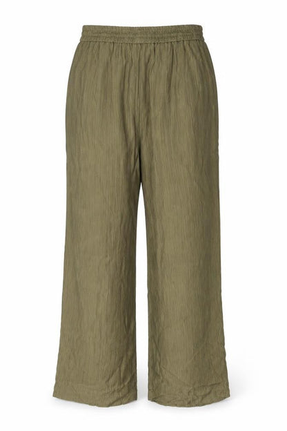 Womens UK Size 12 Cotswold Collections Relaxed Fit Wide-Leg Green Trousers