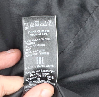 Marks and Spencer Women Grey Check Blazer Size 16