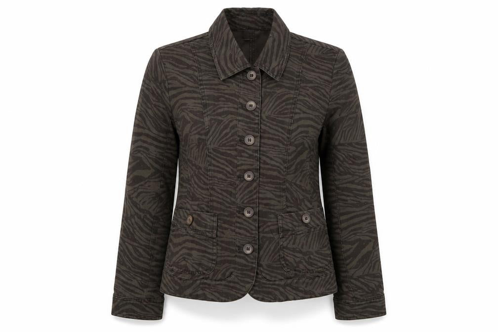 Womens UK Size 10 Viyella Brown Basic Jacket