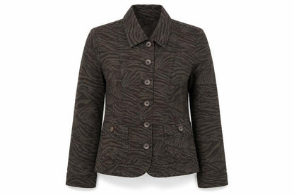 Womens UK Size 10 Viyella Brown Basic Jacket