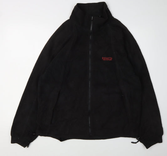 Mens UK Size M Regatta Black Basic Jacket