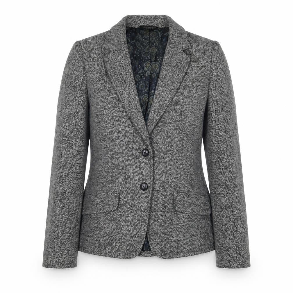 Womens UK Size 10 H&M Regular Grey Blazer