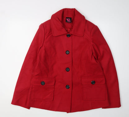 Womens UK Size 16 tg Red Basic Jacket