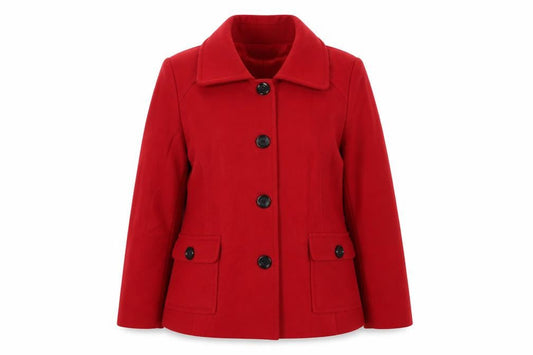 Womens UK Size 16 tg Red Basic Jacket