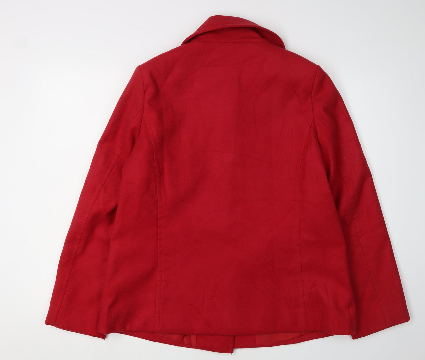 Womens UK Size 16 tg Red Basic Jacket