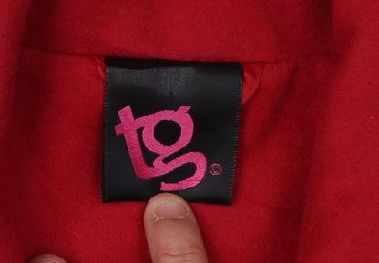 Womens UK Size 16 tg Red Basic Jacket