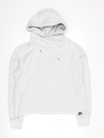 Superdry Women's Grey Pullover Hoodie - L