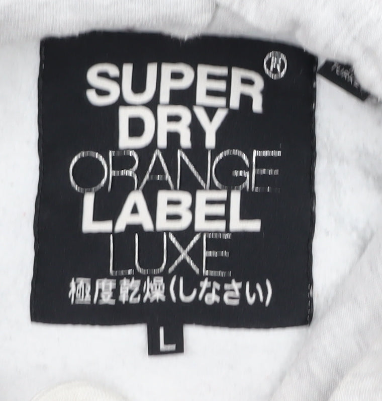 Superdry Women's Grey Pullover Hoodie - L