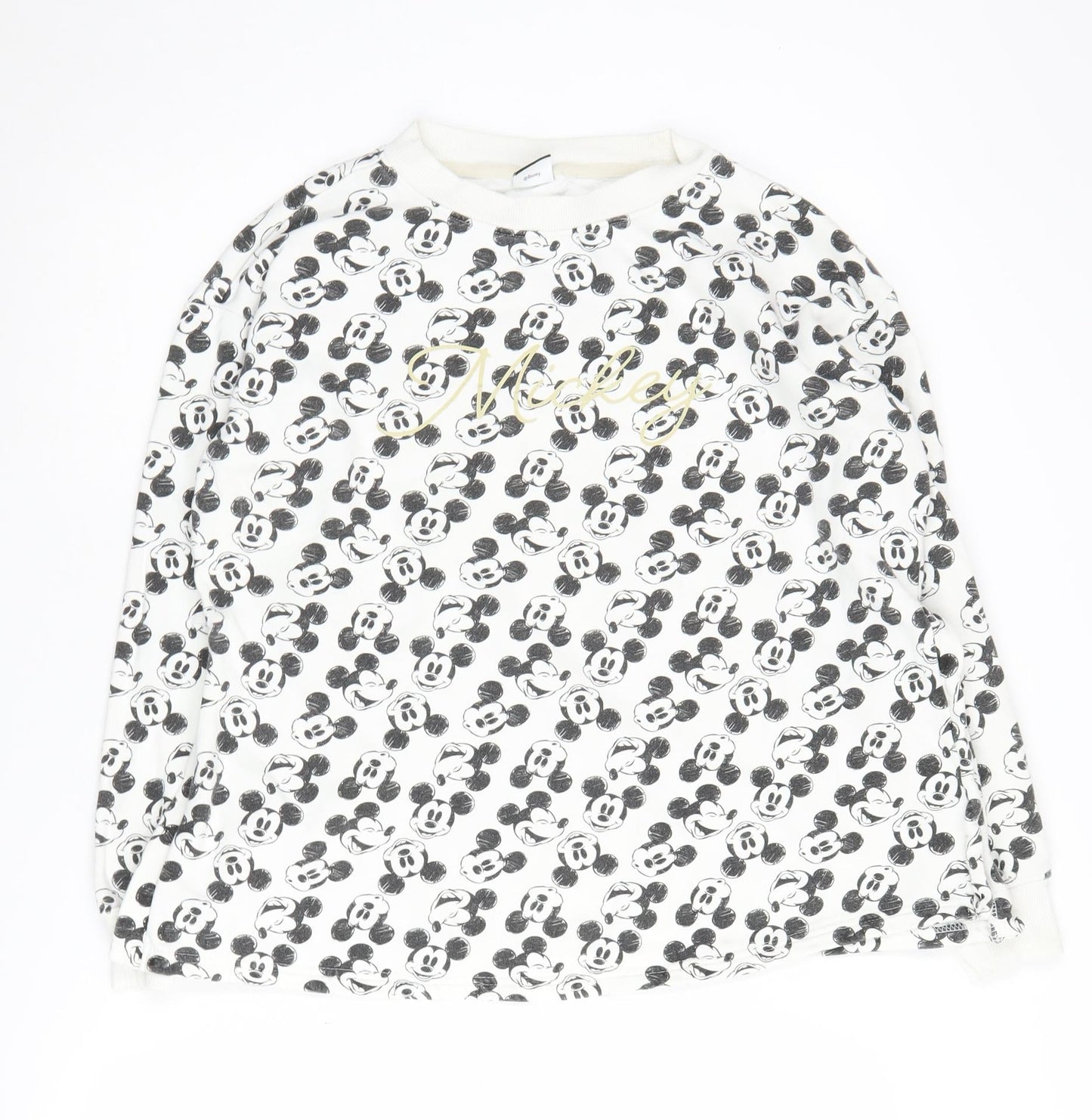 George Women’s White Mickey Print Sweatshirt S