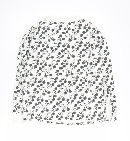 George Women’s White Mickey Print Sweatshirt S