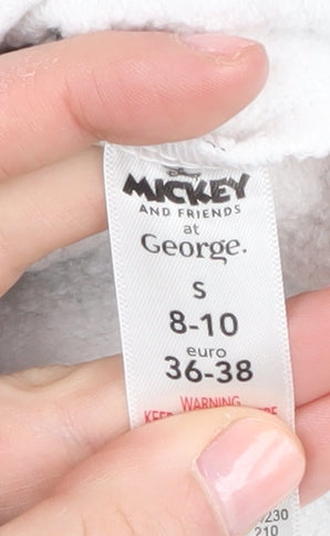 George Women’s White Mickey Print Sweatshirt S