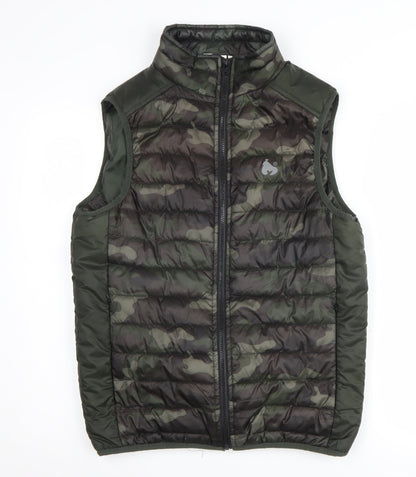 Mens UK Size S Money Green Puffer Jacket