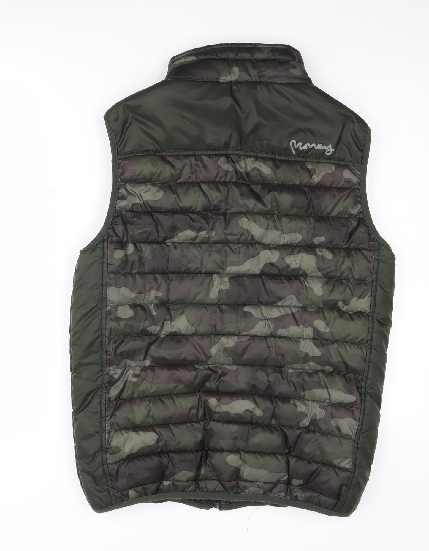 Mens UK Size S Money Green Puffer Jacket