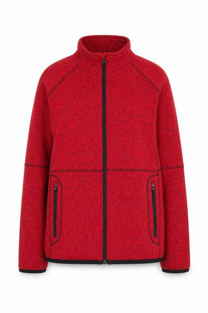Womens UK Size L Damart Red Basic Jacket