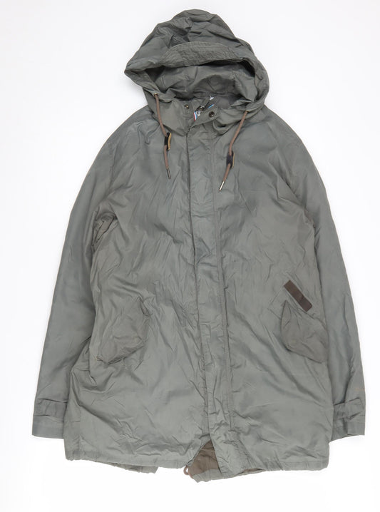 Ben Sherman Parka Grey Jacket, size Small.