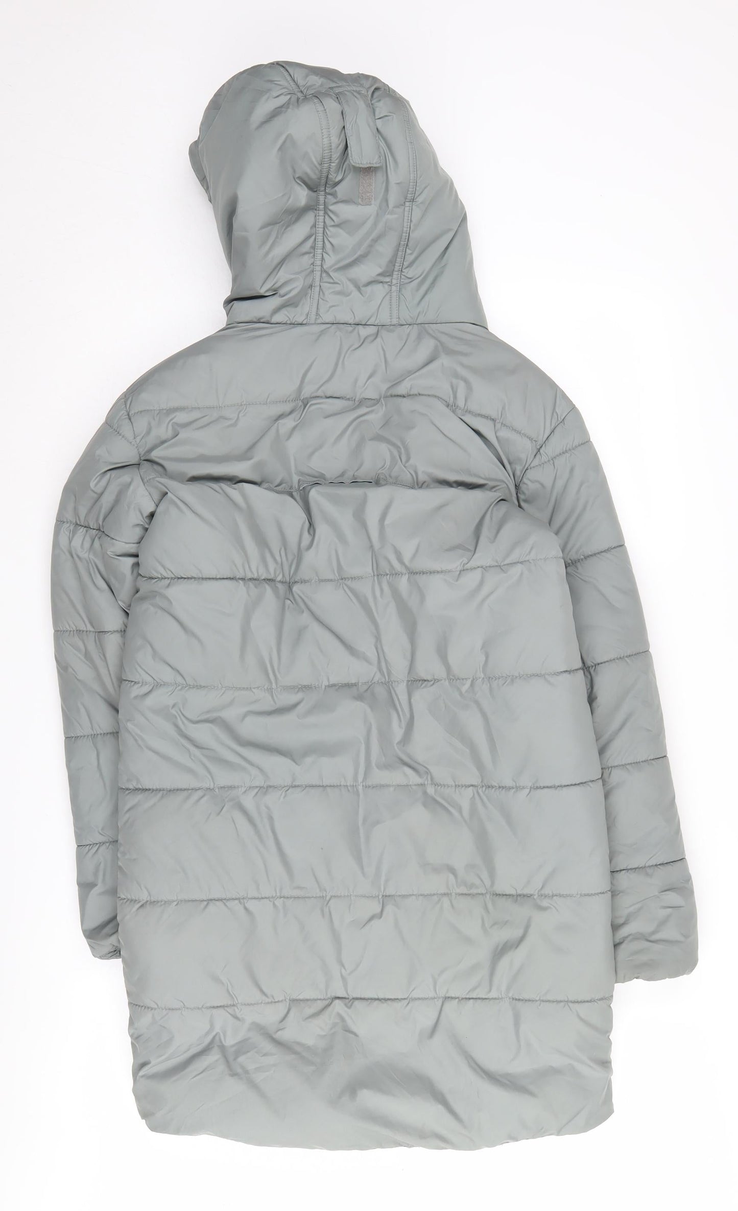 Regatta Girls Green Long Puffer Jacket 9-10 Years