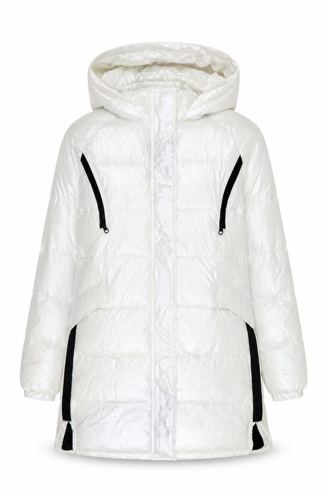 Womens UK Size 8 NEXT White Puffer Jacket