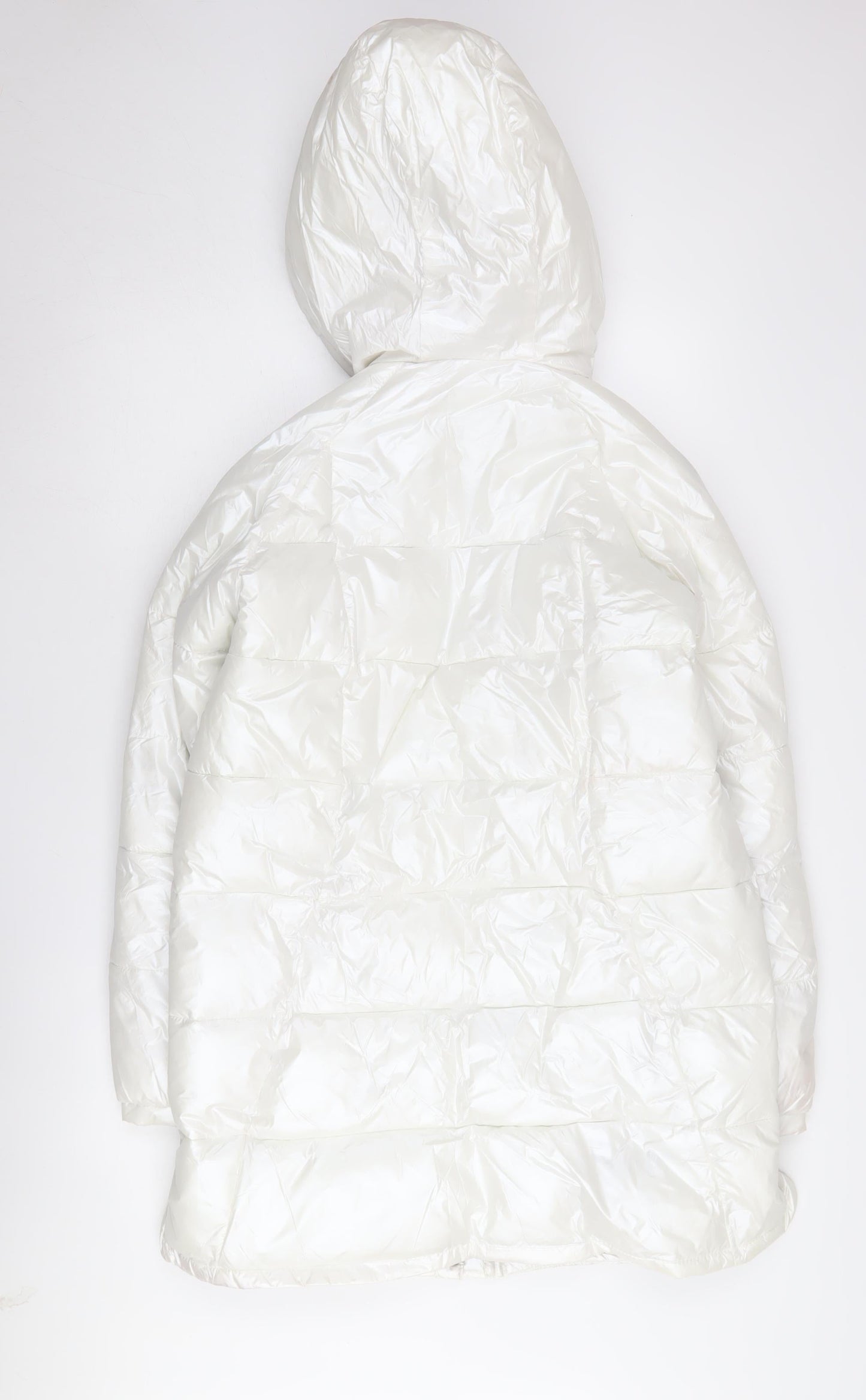 Womens UK Size 8 NEXT White Puffer Jacket