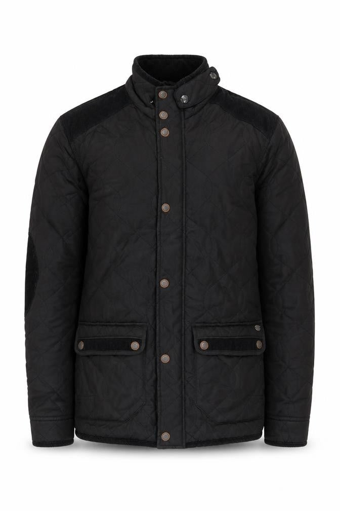 Mens UK Size S NEXT Black Quilted Coat