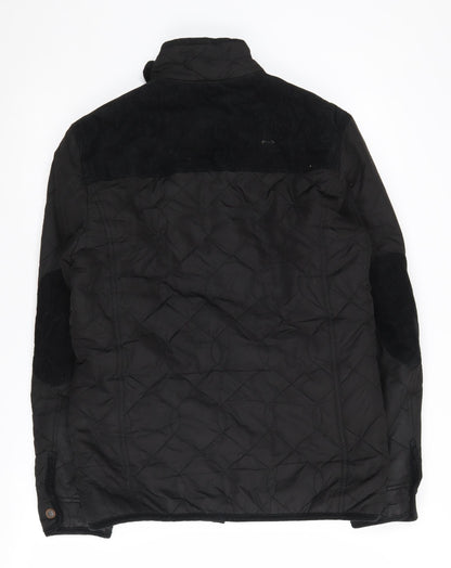 Mens UK Size S NEXT Black Quilted Coat