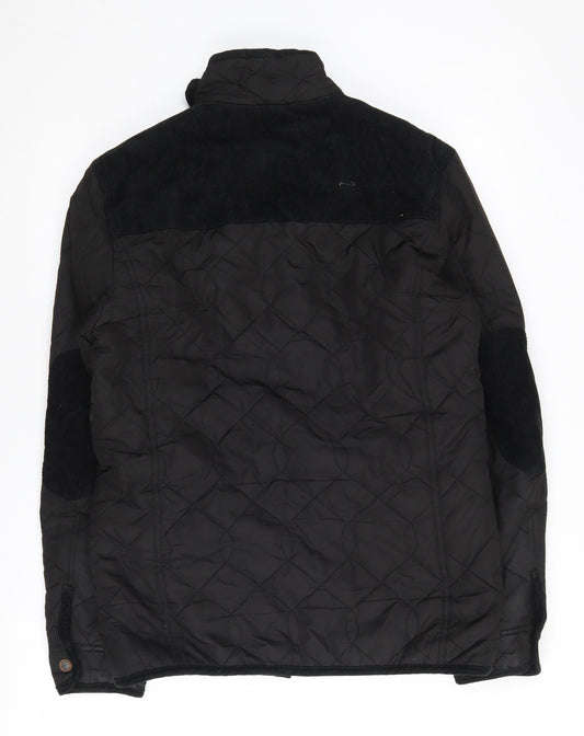 Mens UK Size S NEXT Black Quilted Coat