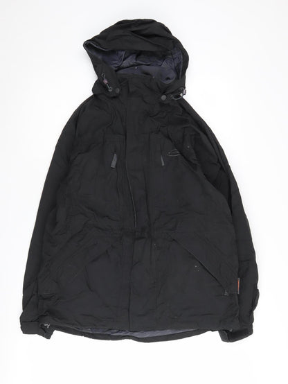 Mens UK Size S mountainlife Black Parka Coat