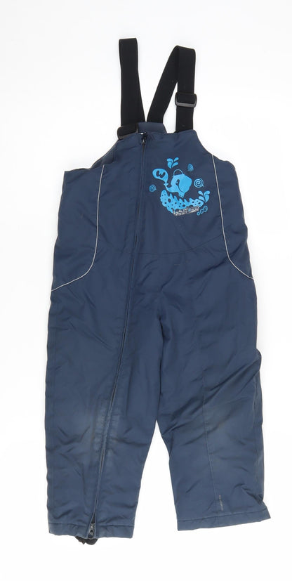Wedze Boys Blue Snow Pants 4 Years Skiing Trousers