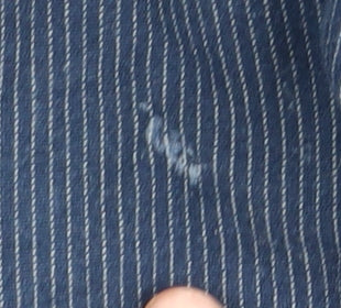 Trespass Men's Blue Chino Shorts, Size L, Striped Corduroy