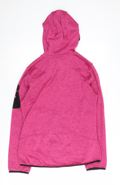 Izas Women's Pink Full Zip Hoodie, Size M