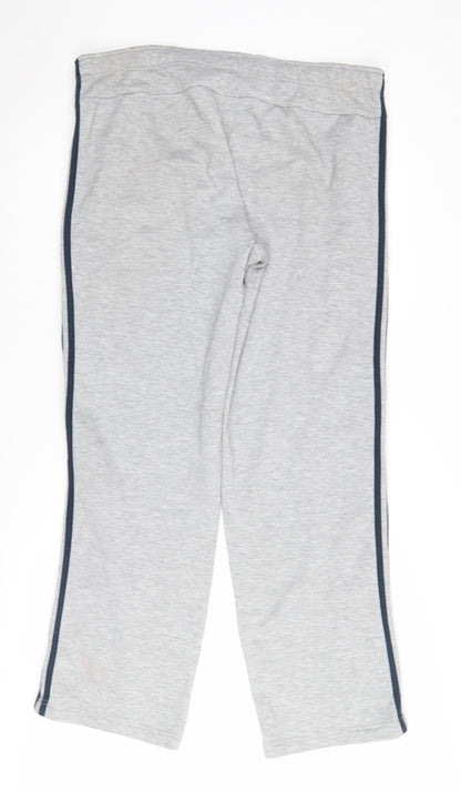 Lonsdale Men's Grey Jogger Trousers, Elastic Waist, Size Regular