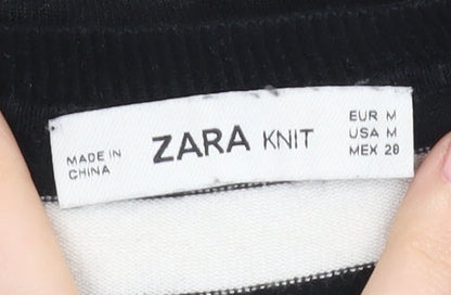 Womens UK Size 12 Zara Black Pullover Jumper