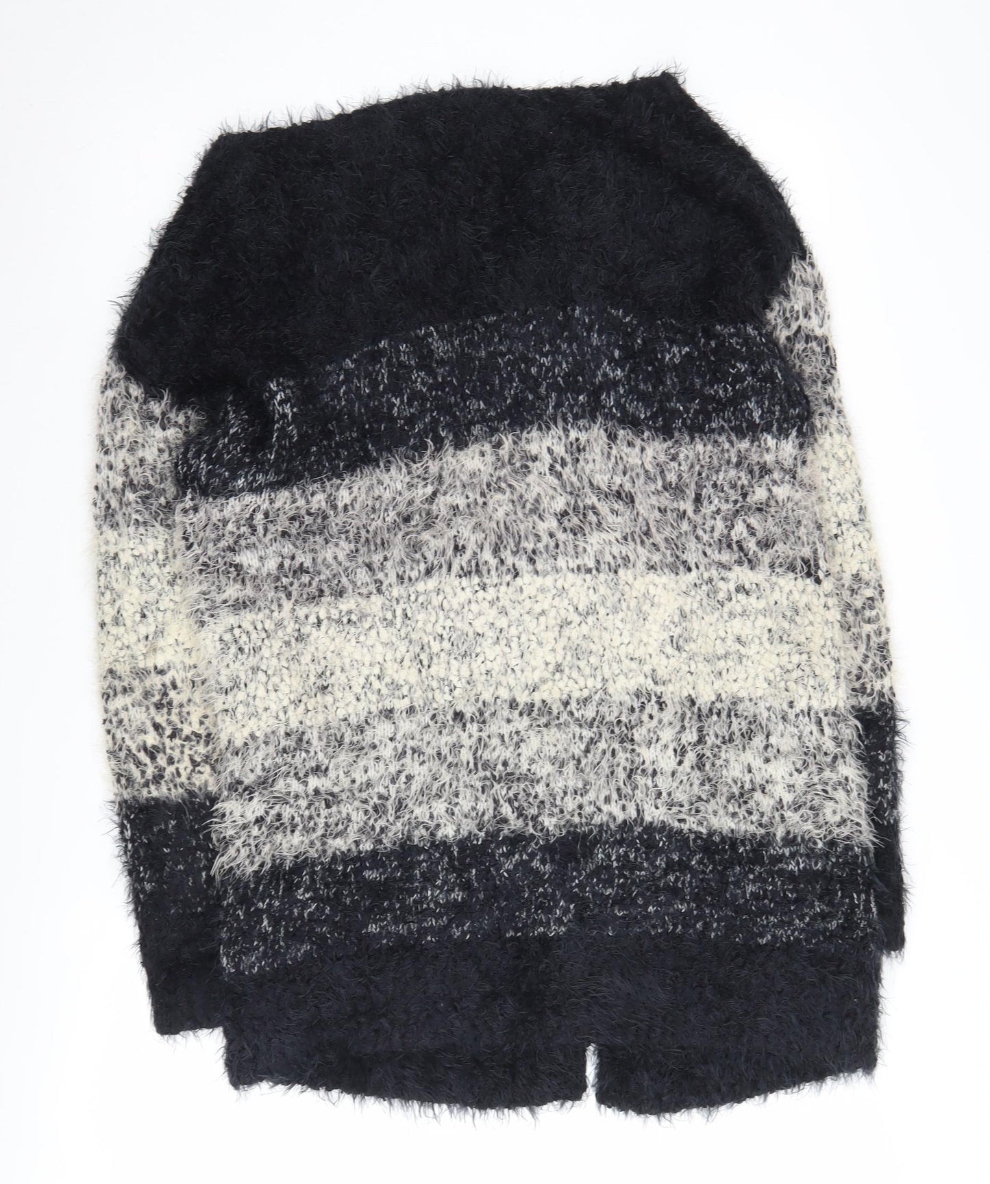 Womens UK Size 12/14 Capsule Black Cardigan Jumper