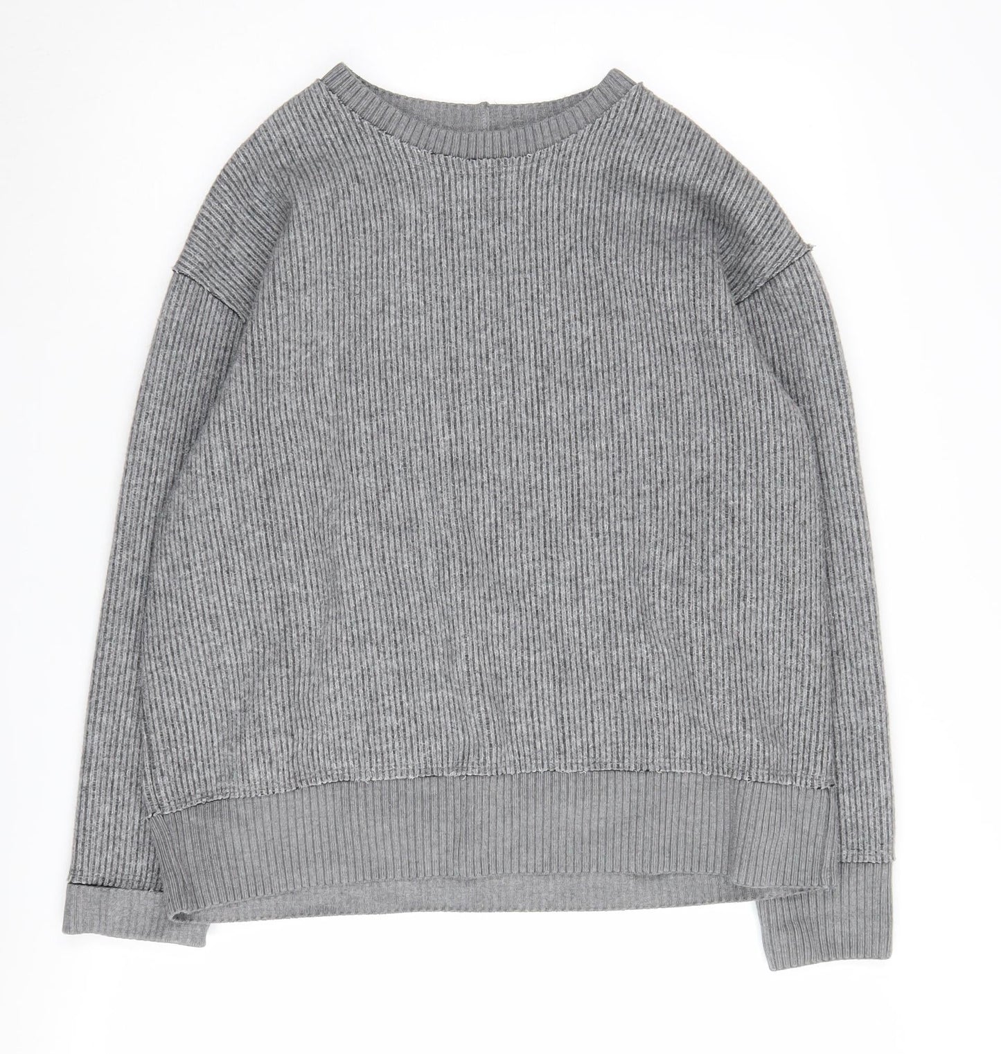 Womens UK Size L Zara Grey Pullover Jumper