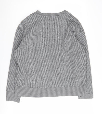 Womens UK Size L Zara Grey Pullover Jumper