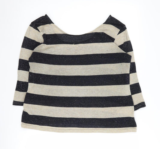 Womens UK Size L Oasis Black Pullover Jumper
