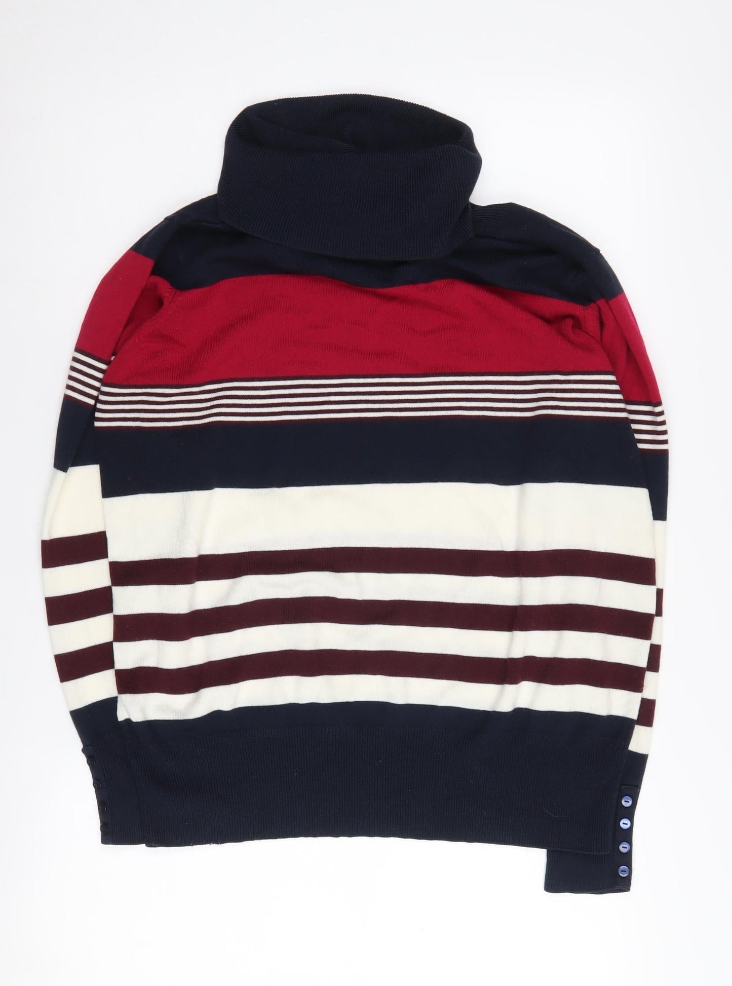 Womens UK Size L Isle Multicoloured Pullover Jumper